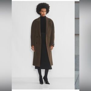 Aritzia Slouch™ Coat - Burnt Cedar